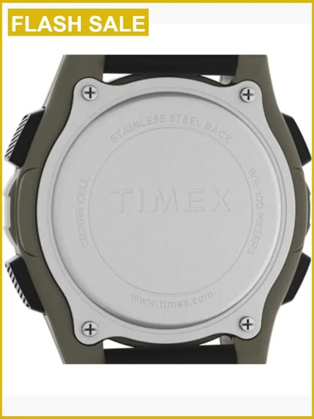 Men's Digital Sport Watch 100-Hour Chronograph Water Resistant 41mm